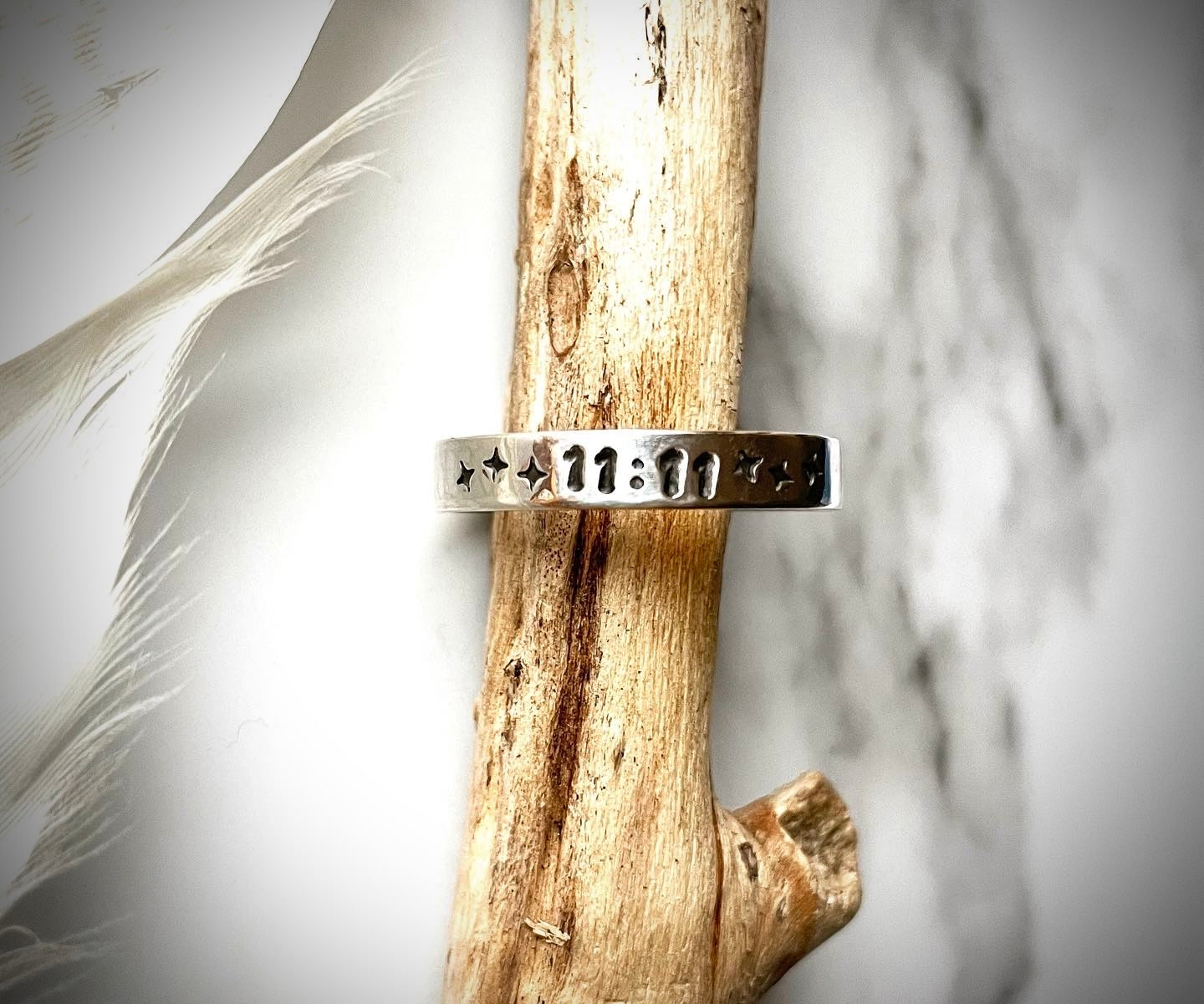 11:11 Ring | Sterling Silver Angel Number Ring