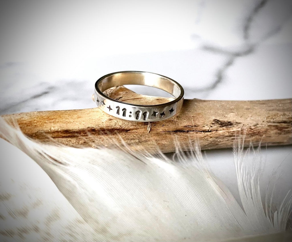 11:11 Ring | Sterling Silver Angel Number Ring