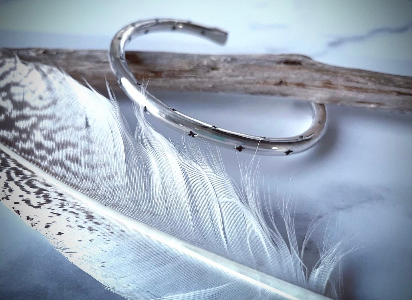 Polaris Cuff | Sterling Silver Star Cuff Bracelet
