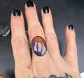Lumia Ring | Reserved for Liz -Sterling Silver Labradorite Talisman Ring