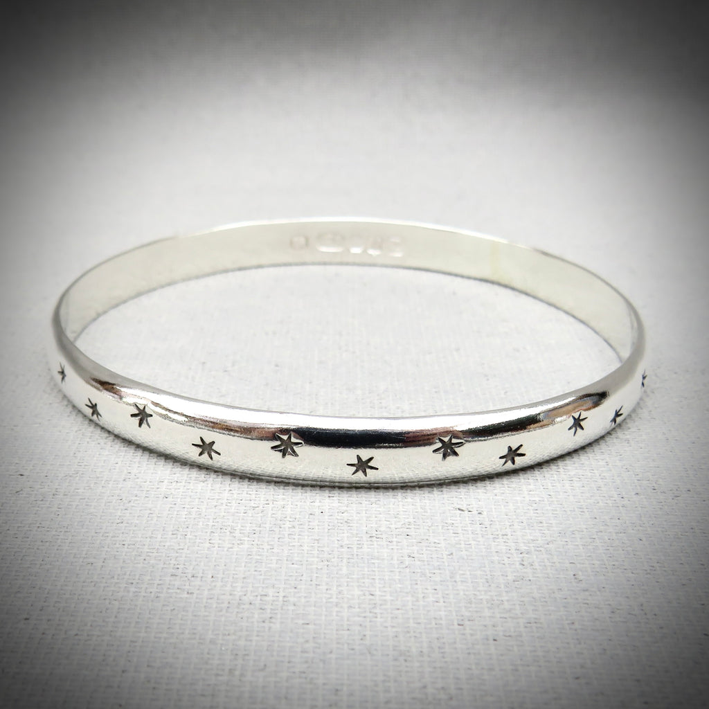 Astral Bangle | Sterling Silver Star Bangle