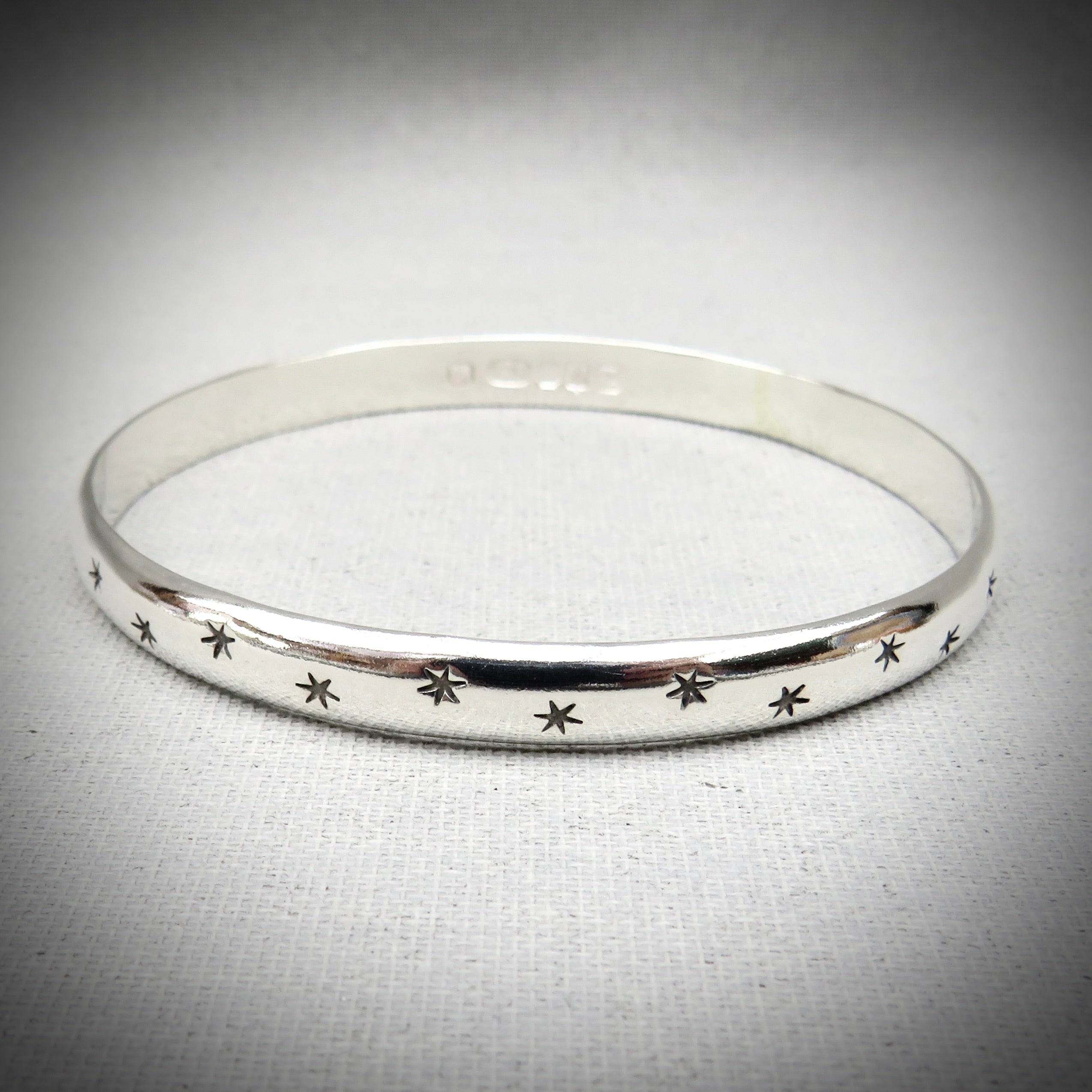 Astral Bangle | Sterling Silver Star Bangle
