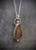 Vesper Pendant | Sterling Silver Labradorite Star Pendant
