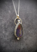 Aster Pendant | Sterling Silver Labradorite Star Drop Pendant