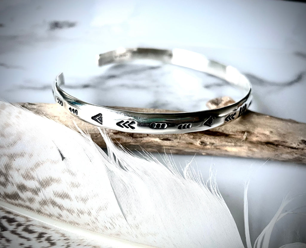 Wayfarer Cuff | Sterling Silver Journey Cuff Bracelet