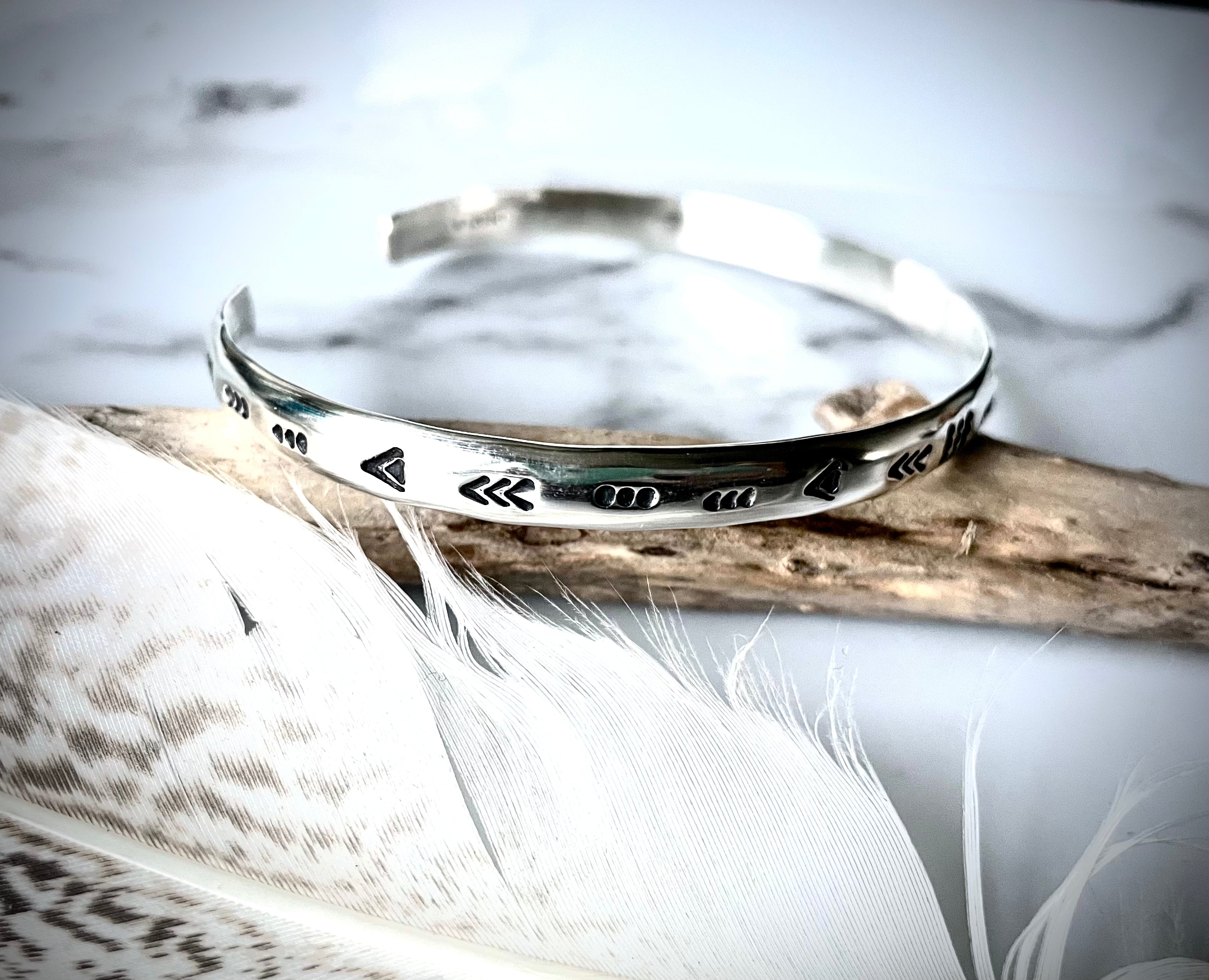 Wayfarer Cuff | Sterling Silver Journey Cuff Bracelet