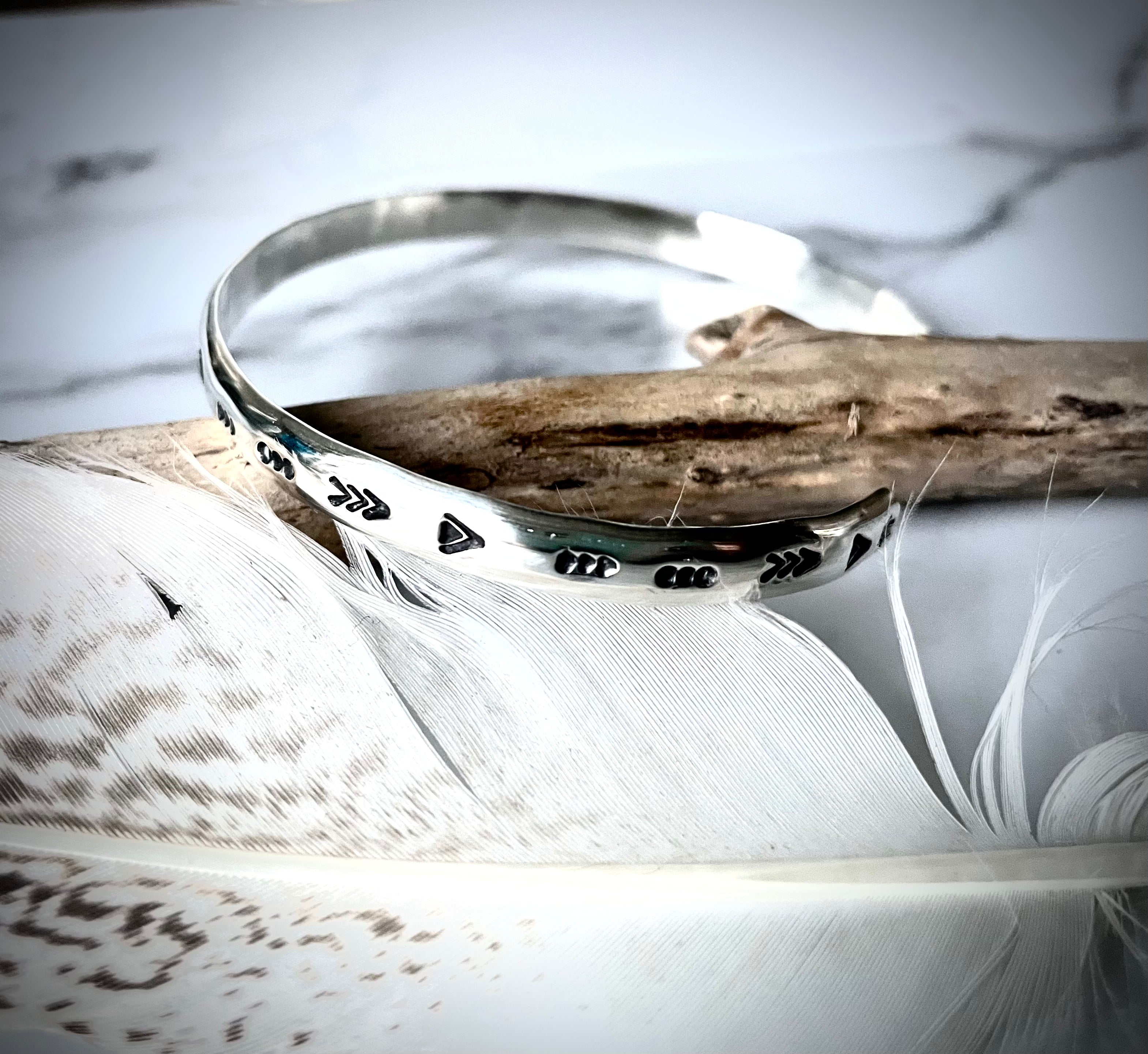 Wayfarer Cuff | Sterling Silver Journey Cuff Bracelet