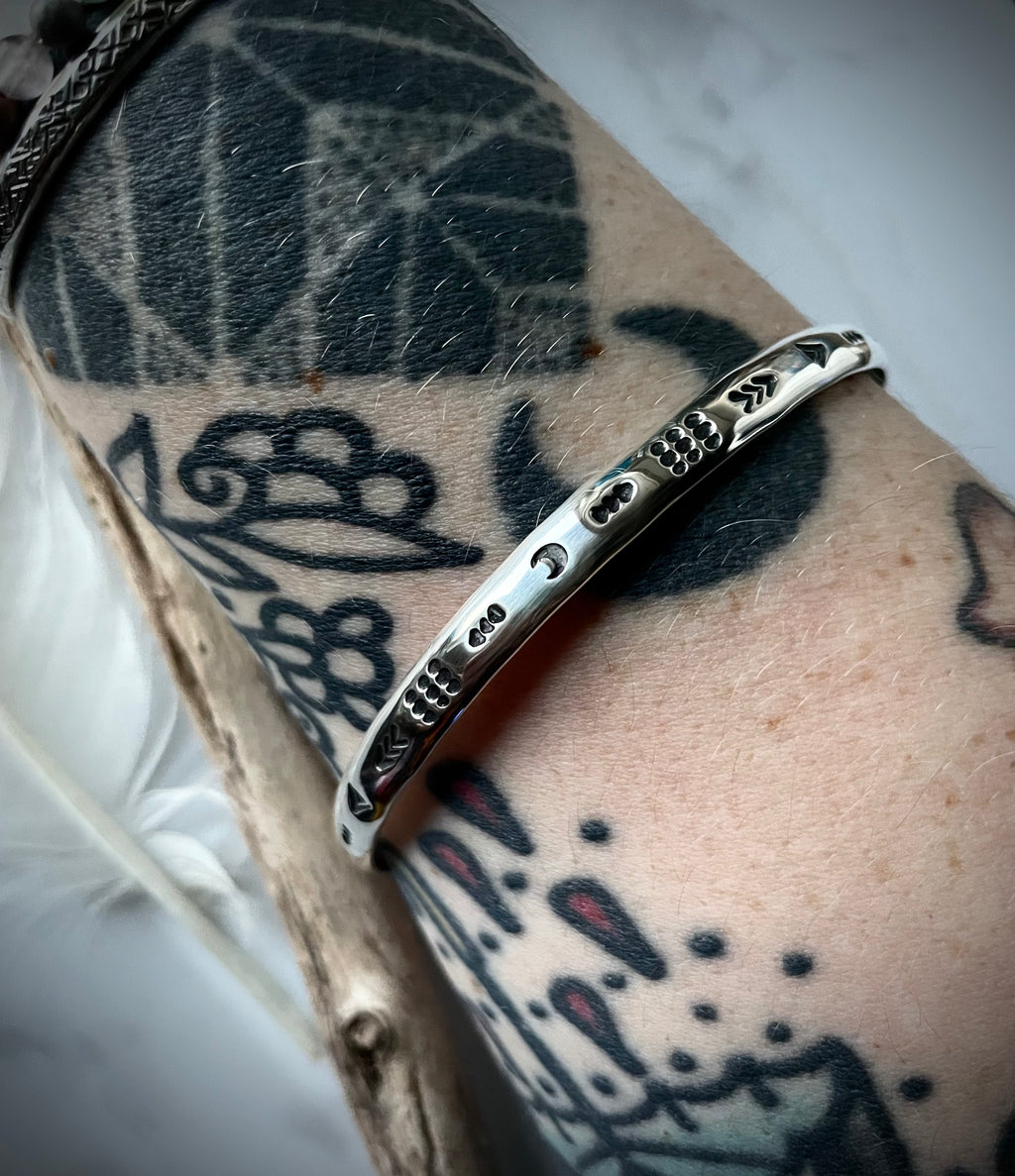 Wayfarer Cuff | Sterling Silver Journey Cuff Bracelet