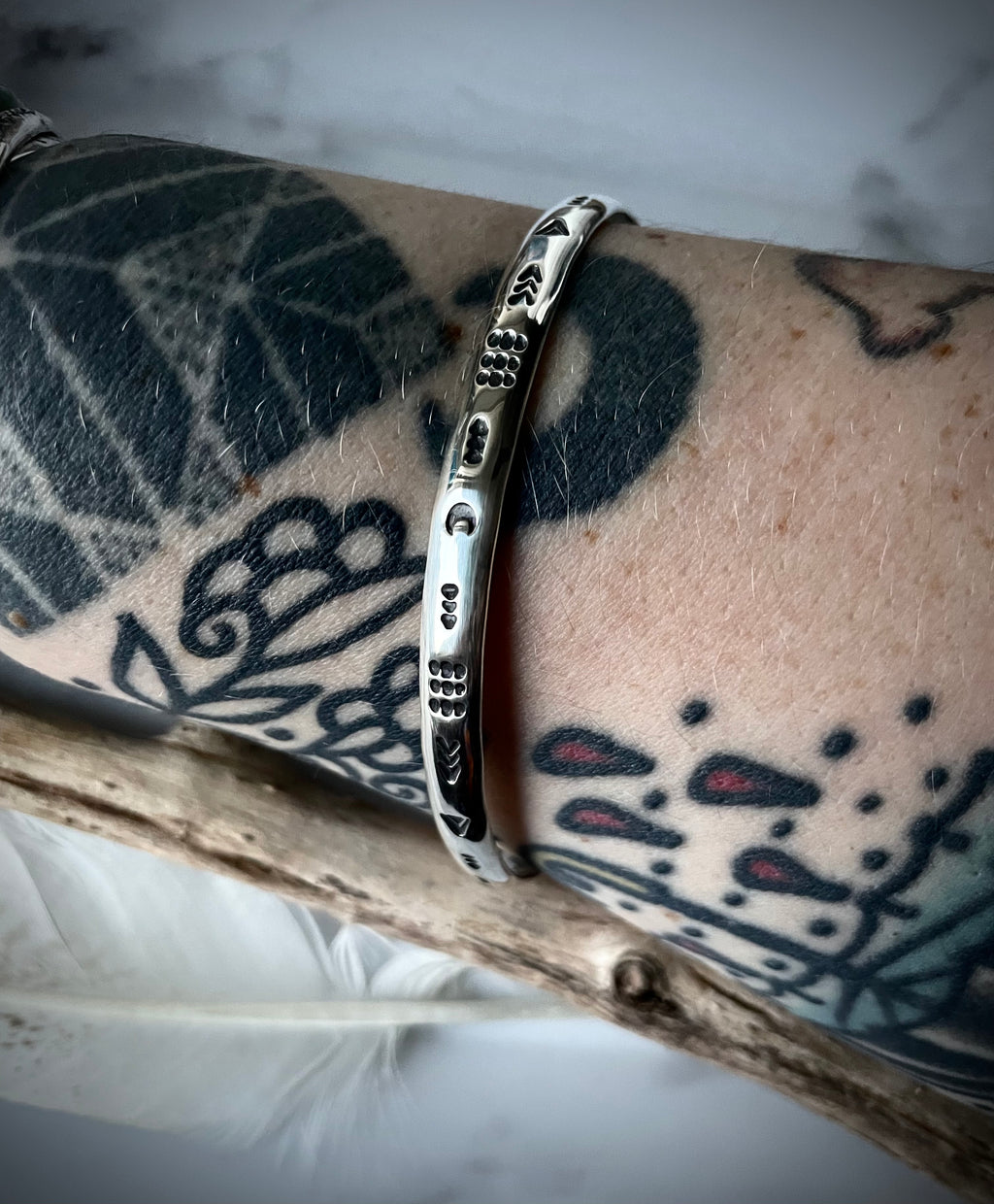 Wayfarer Cuff | Sterling Silver Journey Cuff Bracelet