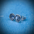Equinox Stud Earrings | Sterling Silver Yin Yang Stud Earrings