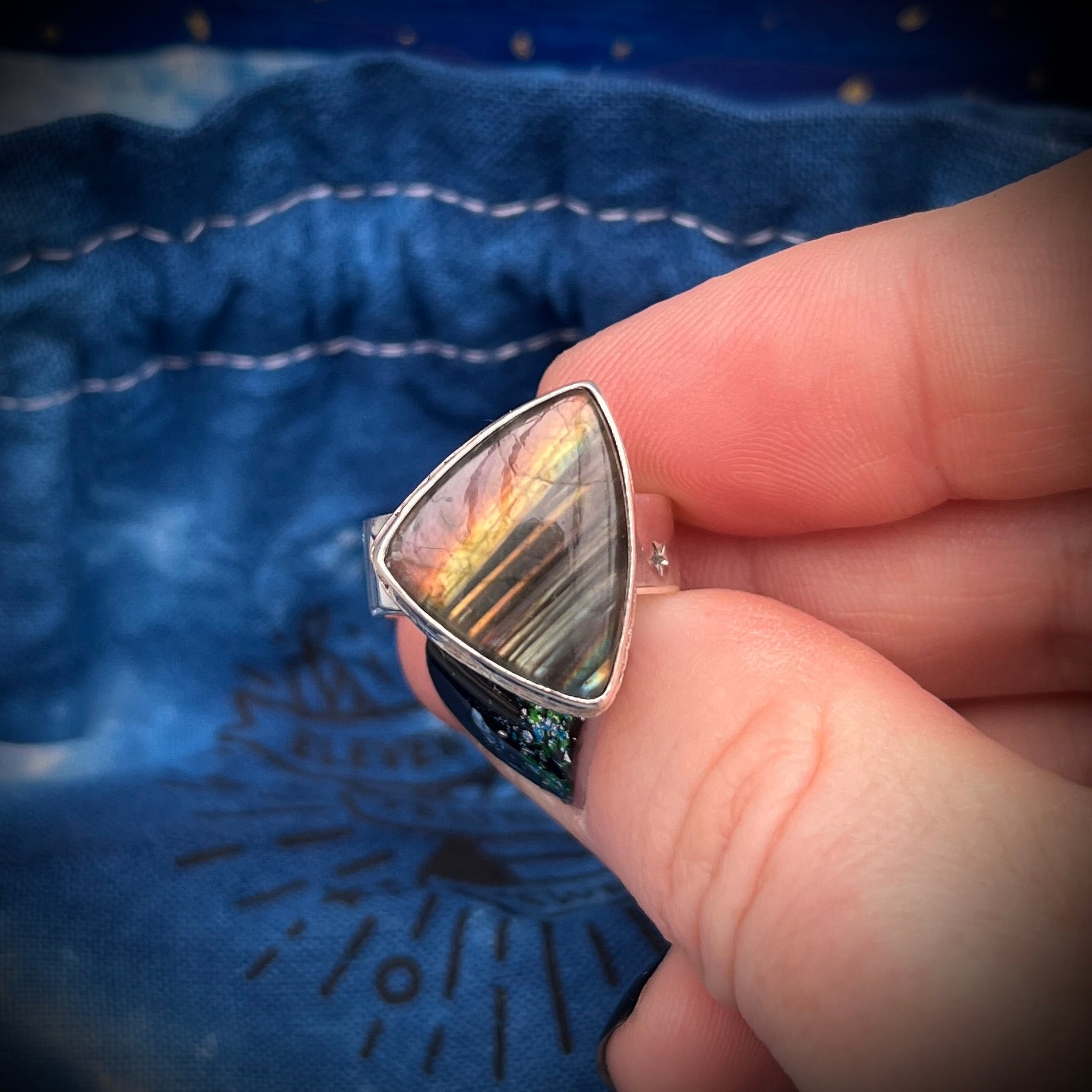 Lumia Ring | Sterling Silver Labradorite Talisman Rings