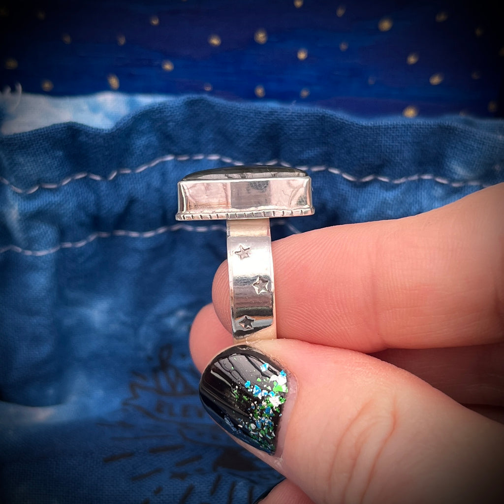 Lumia Ring | Sterling Silver Labradorite Talisman Rings