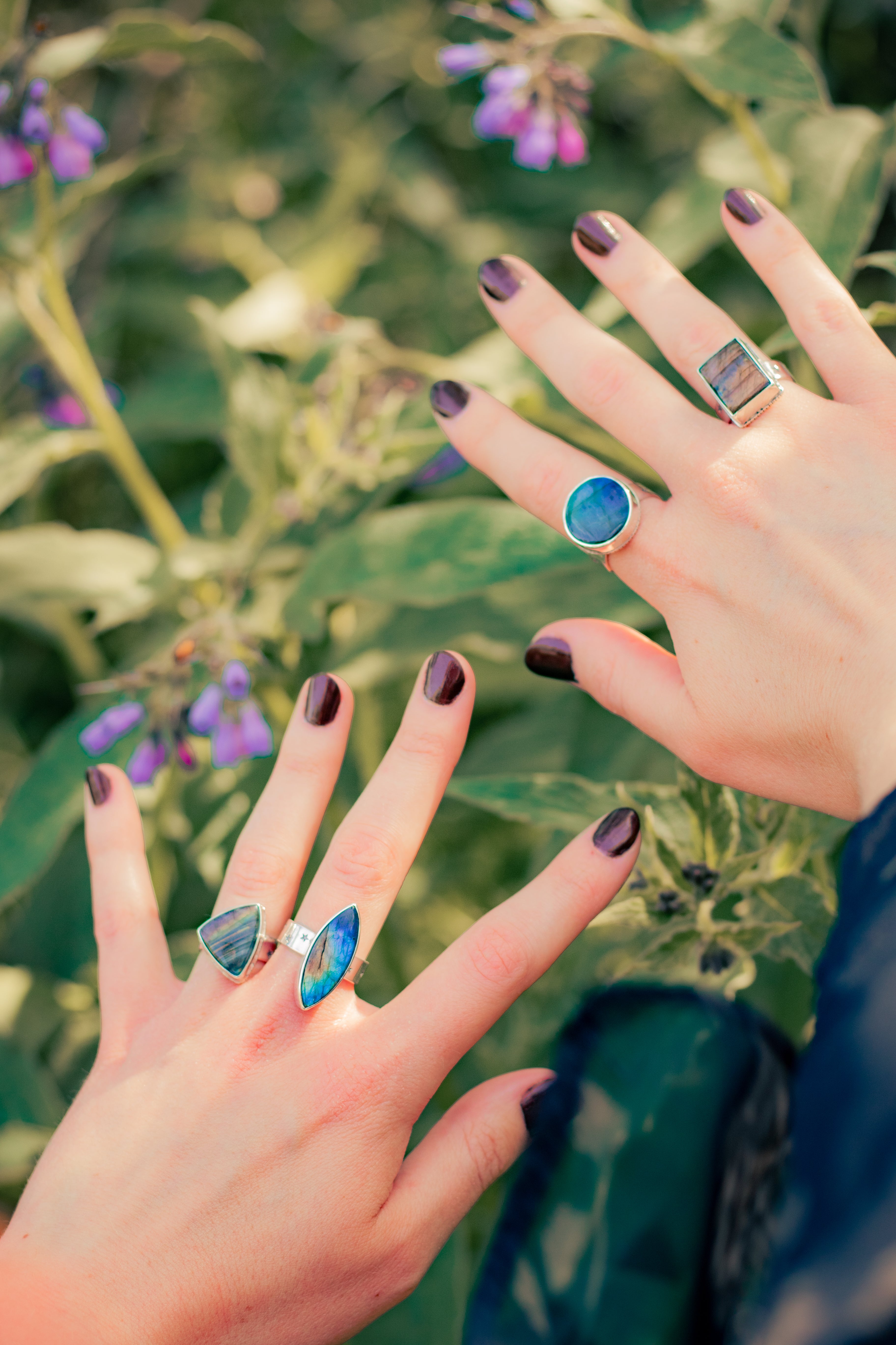 Lumia Ring | Sterling Silver Labradorite Talisman Rings